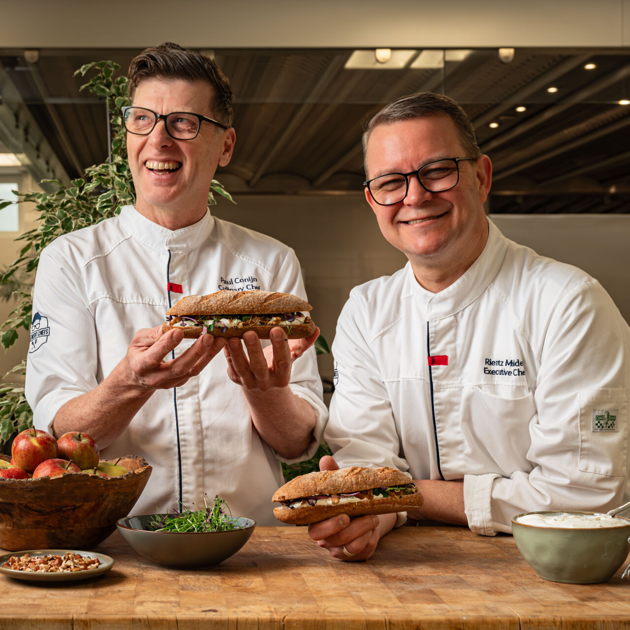 Reintz Mulder, Executive Chef bij RAI Amsterdam met zijn Broodje (Natuurlijk) Amsterdam